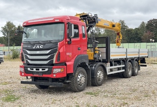 JAC N410 (41т) КМУ SQS 350-5 (14т) БОРТ 7,8×2,55×0,6м